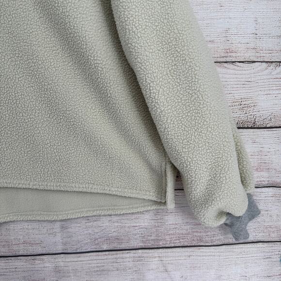 We the Free People Oversized Sherpa Turtleneck Sweater Womens Large Cream - Picture 6 of 14